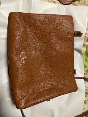 kate spade Brown Pebbled Leather Crossbody Shoulder Bag